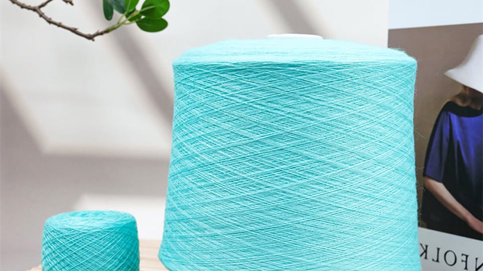  Yarn wholesale 2024 new product, 48S/2 polyester blended yarn,30% polyester,20% nylon,25% viscose,25% acrylic 