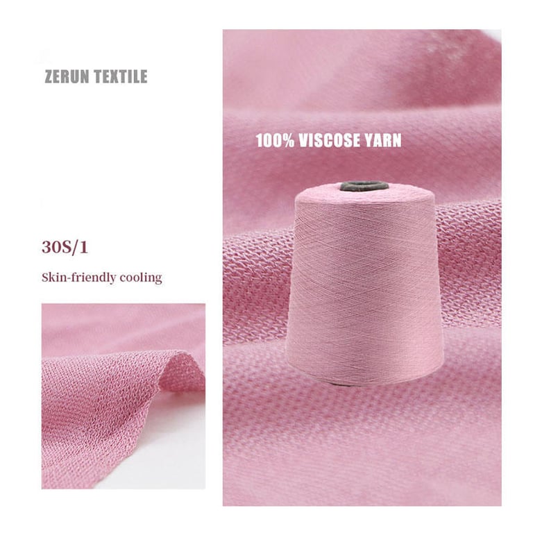 100% Viscose 30s/1 Yarn, 100% Viscose Mixed Color Yarn, Viscose Swirled Yarn